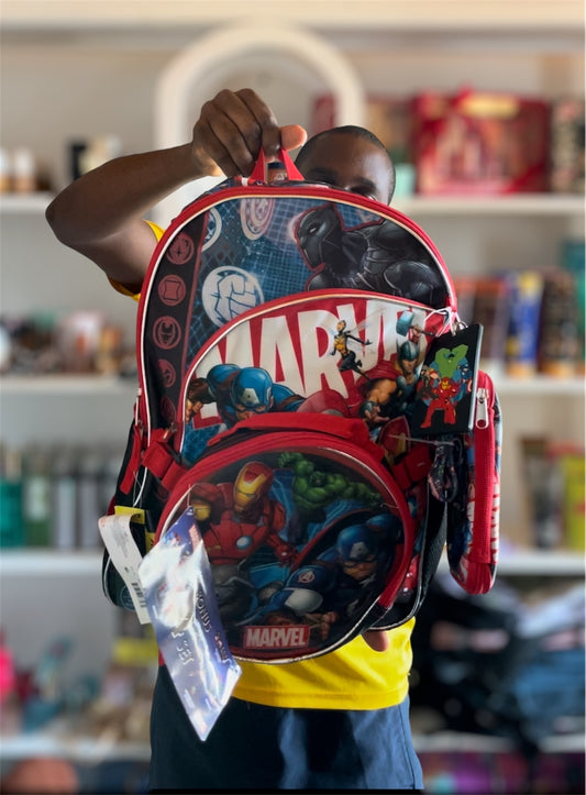 3 Piece set MARVEL Backpack