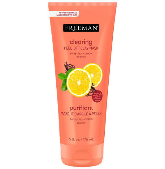 FREEMAN®clearing PEEL-OFF CLAY MASK SWEET TEA + LEMON