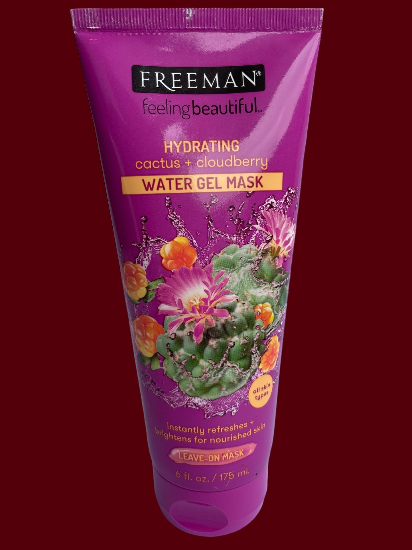 FREEMAN® feeling beautiful HYDRATING cactus + cloudberry
WATER GEL MASK