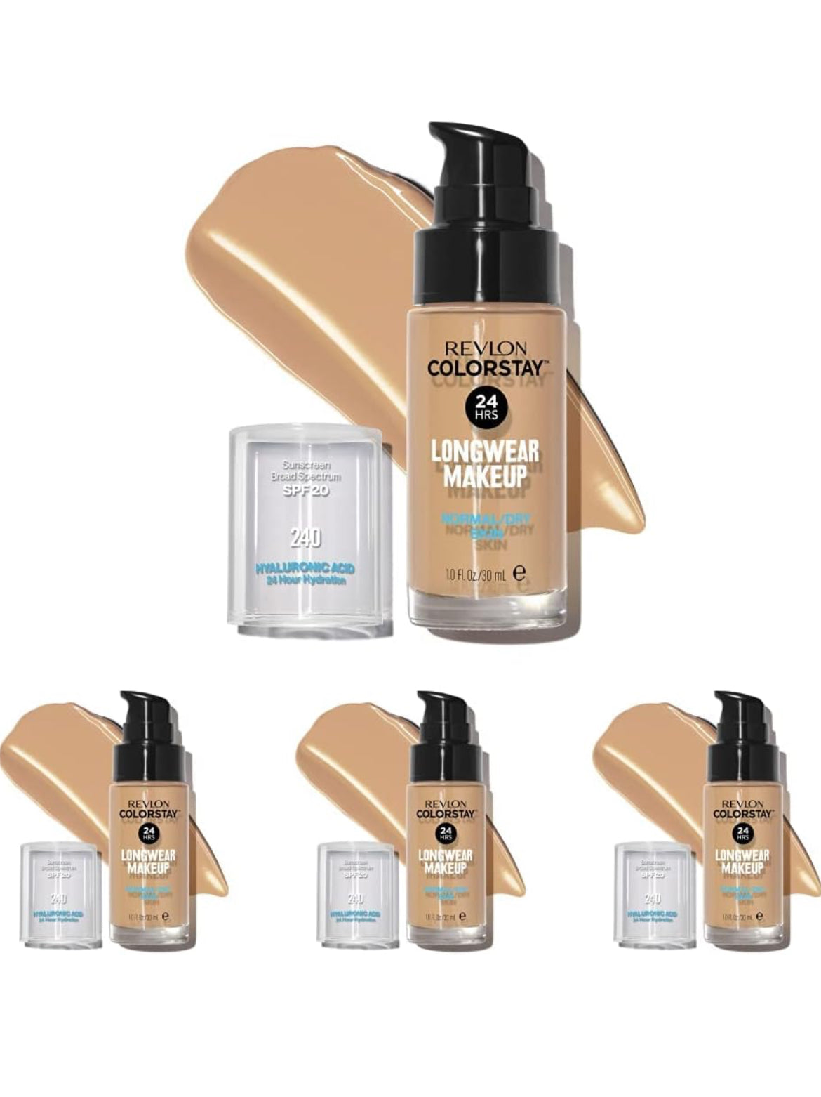 Revlon Liquid Foundation, ColorStay Face Makeup for Normal and Dry Skin, SPF 20, Longwear Medium-Full Coverage with Matte Finish