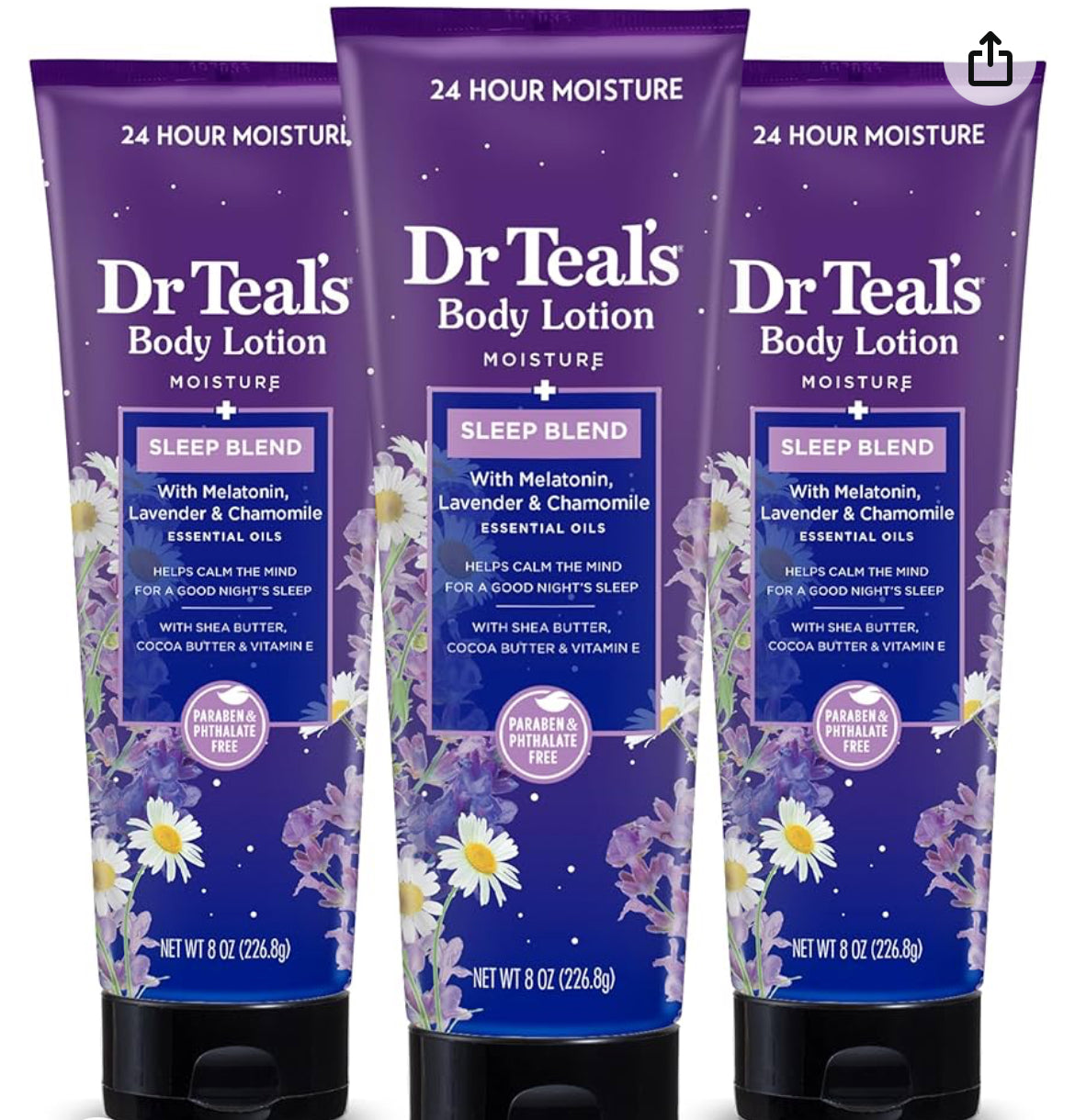 Dr Teals Body Lotion Sleep Lotion
with Melatonin & Essential Oils