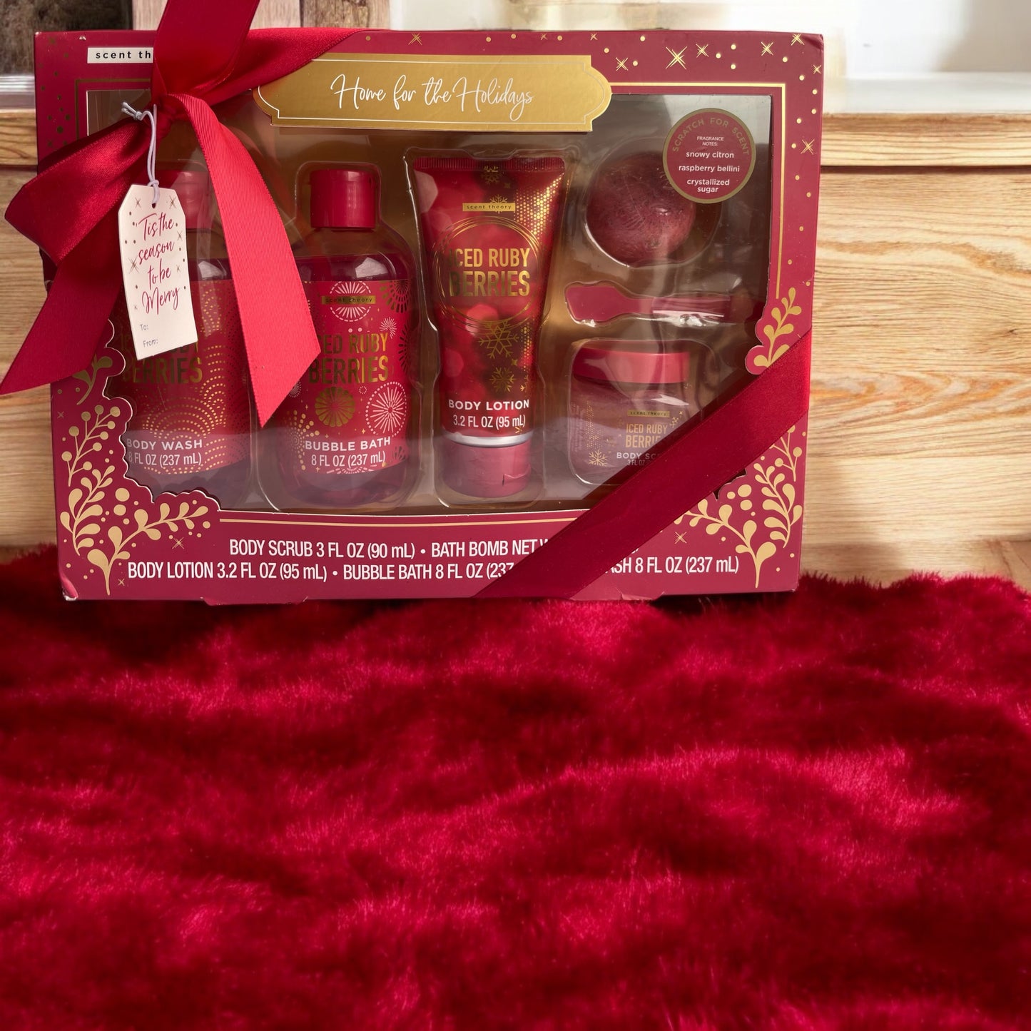 Scent Theory Home for the Holidays Gift Set, Unisex, Wild Black Cherry Scent