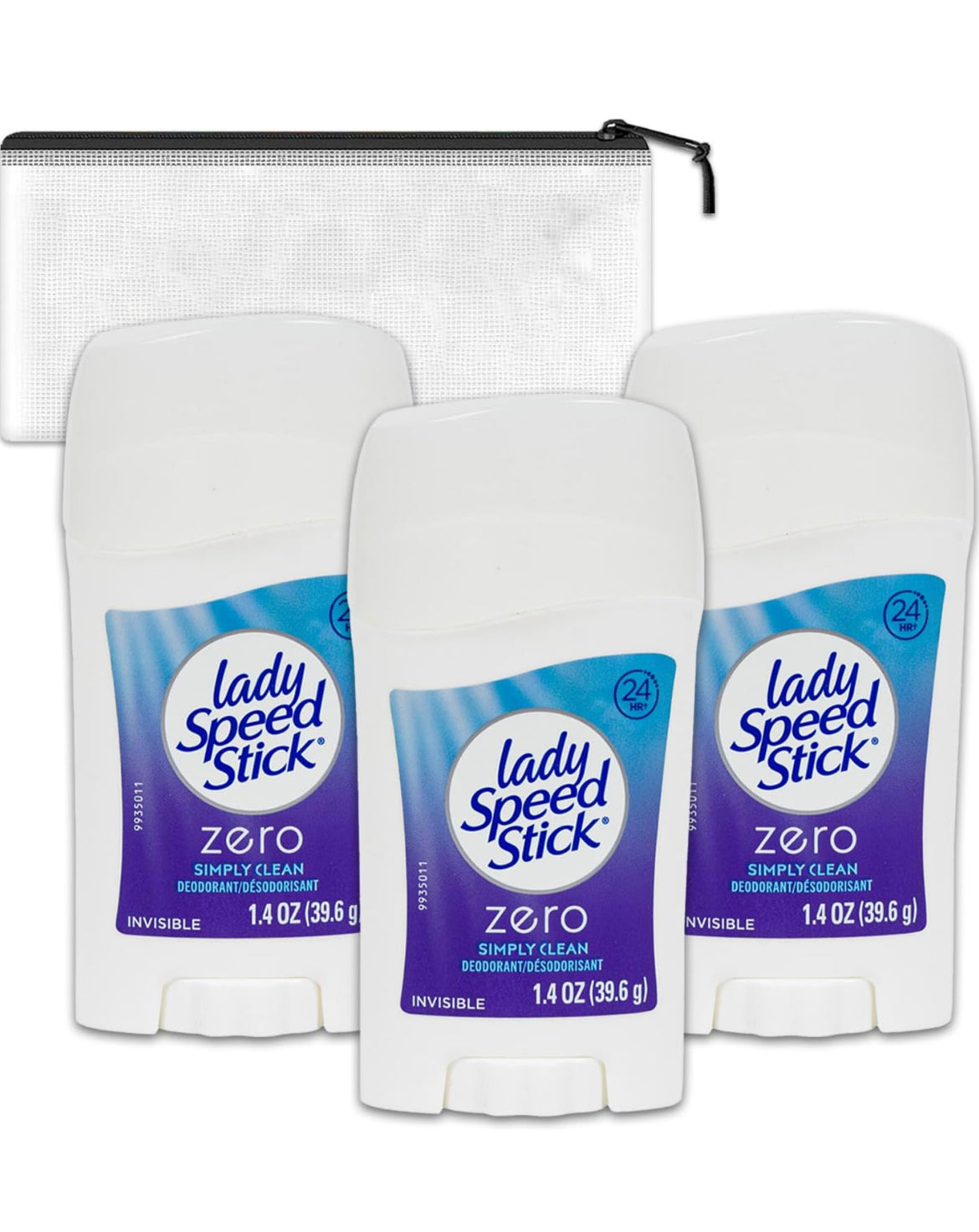 lady speed stick zero simply clean deodorant